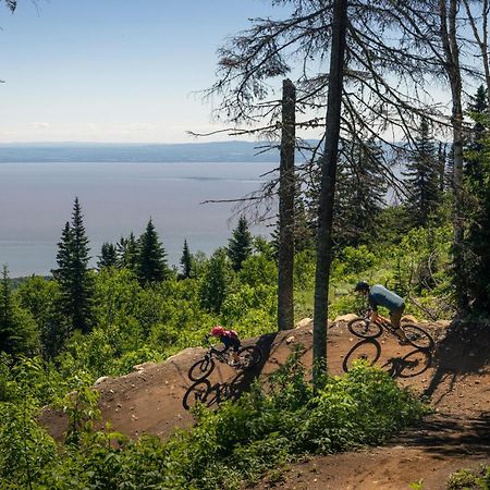 Les Chalets Du Massif De Charlevoix Петит-Ривиер-Сен-Франсоа Екстериор снимка