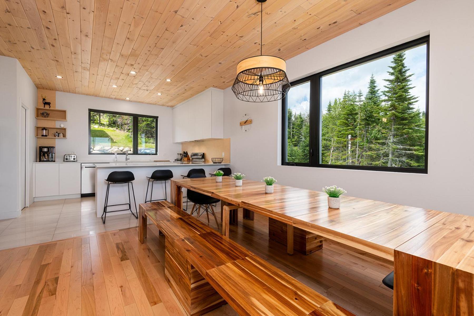 Les Chalets Du Massif De Charlevoix Петит-Ривиер-Сен-Франсоа Стая снимка