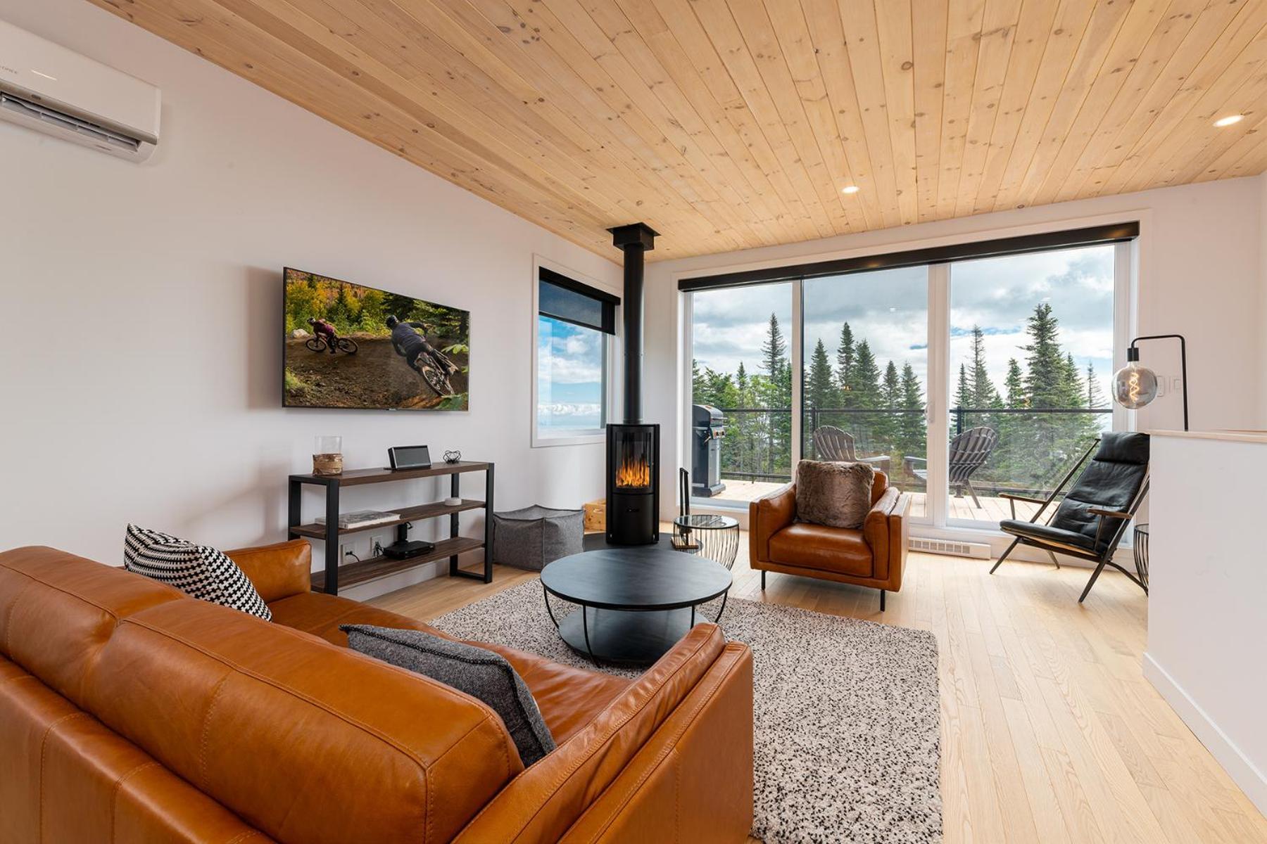 Les Chalets Du Massif De Charlevoix Петит-Ривиер-Сен-Франсоа Стая снимка